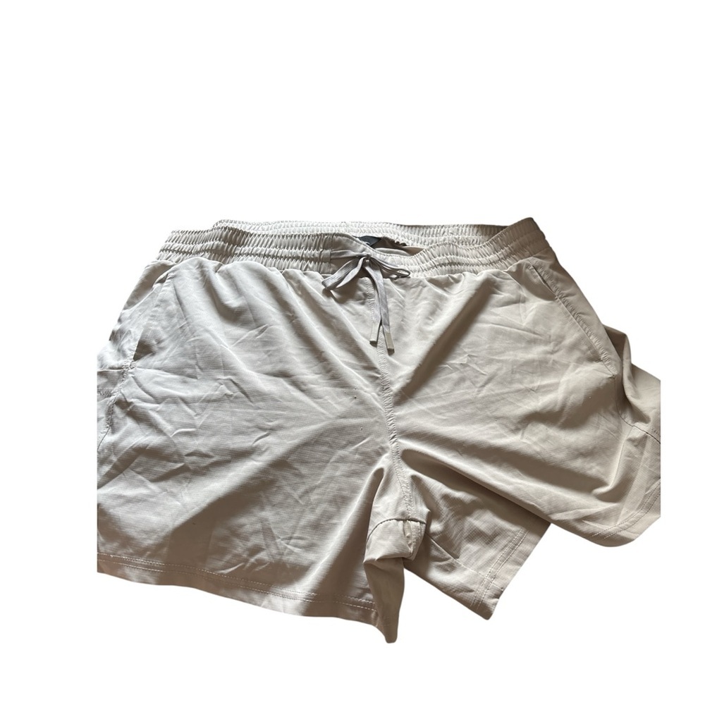 Pacific Trail Tan Athletic Shorts Relaxed Fit